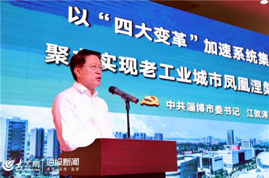 快讯信息化推动制度创新暨淄博实践现场会召开